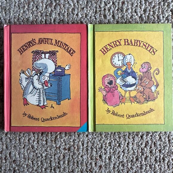 Lot of 2 Robert Quackenbush children’s vintage books - Henry’s awful mistake & H - Picture 1 of 4